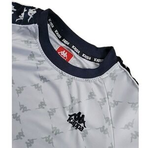 Vintage 90s Kappa WHITE‎ Long Sleeve Shirt Men's Size MEDIUM Vtg 1990s LOGO